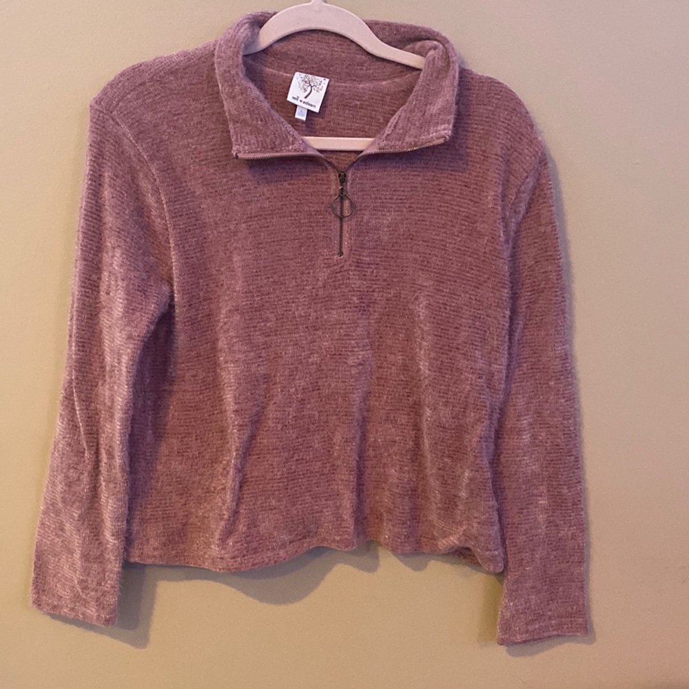 Large fuzzy sweater